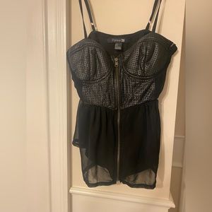 Forever 21 Black tank top blouse